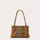 Eva Bag M, ginger python pattern