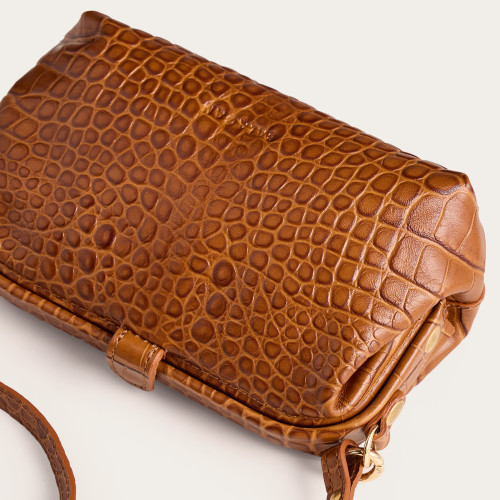 Rofe Bag S, caramel croco | Balagan Studio