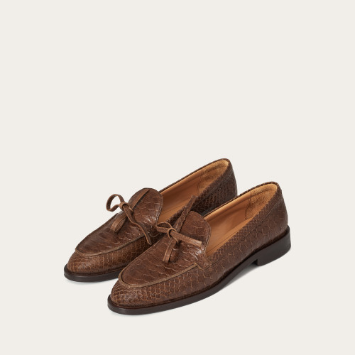 Raphael Flats, caramel croco | Balagan Studio
