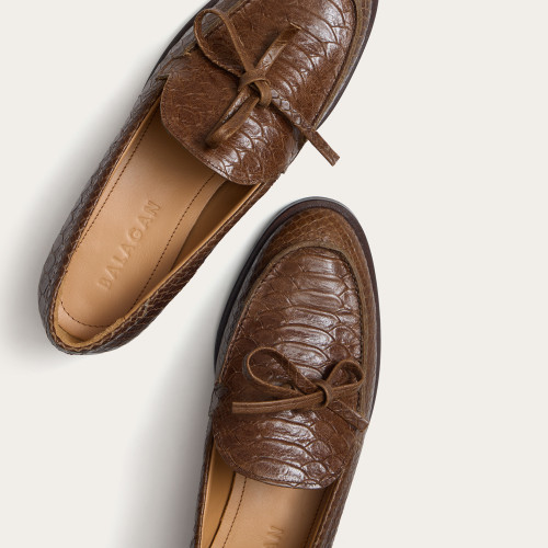 Raphael Flats, caramel croco | Balagan Studio