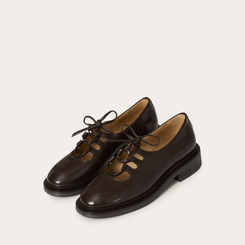Ruby Flats, glossy brown | Balagan Studio