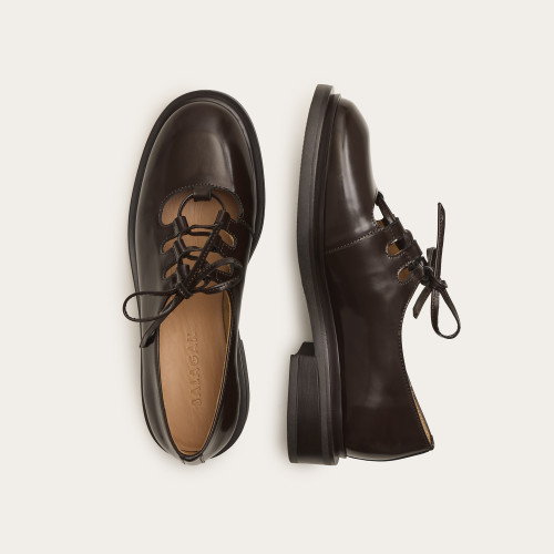 Ruby Flats, glossy brown | Balagan Studio