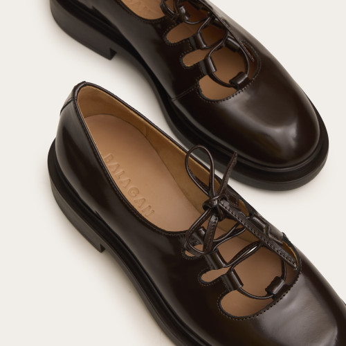 Ruby Flats, glossy brown | Balagan Studio