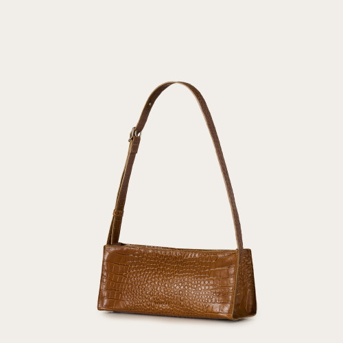 Monique Bag M, caramel croco | Balagan Studio