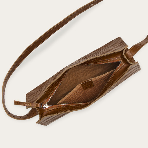 Monique Bag M, caramel croco | Balagan Studio