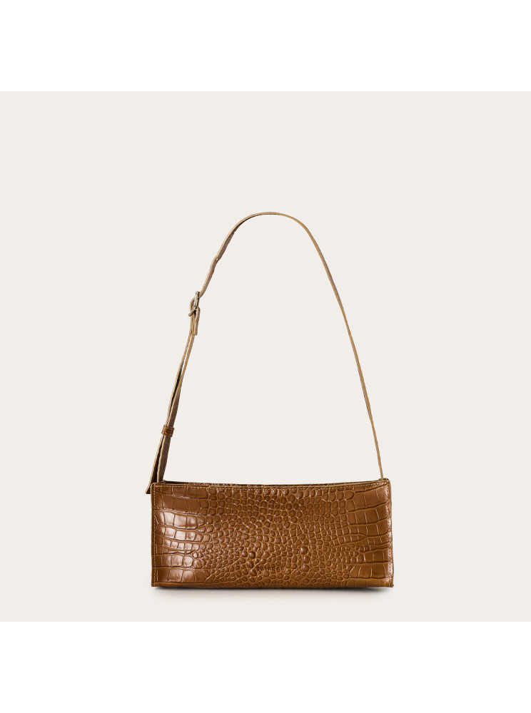 Monique Bag M, caramel croco | Balagan Studio