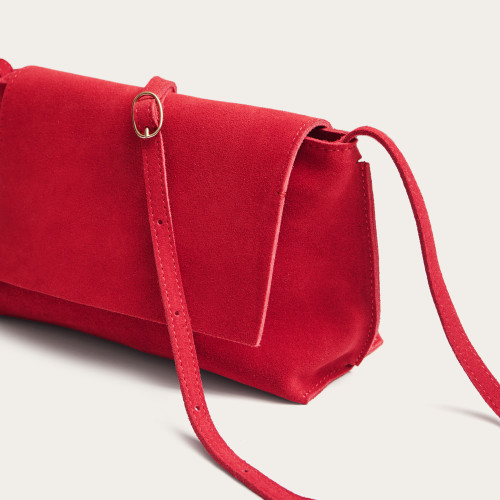 Ashley Bag S, red velvet | Balagan Studio