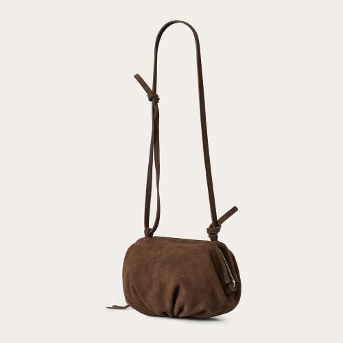 Plis Bag S, brown velvet | Balagan Studio