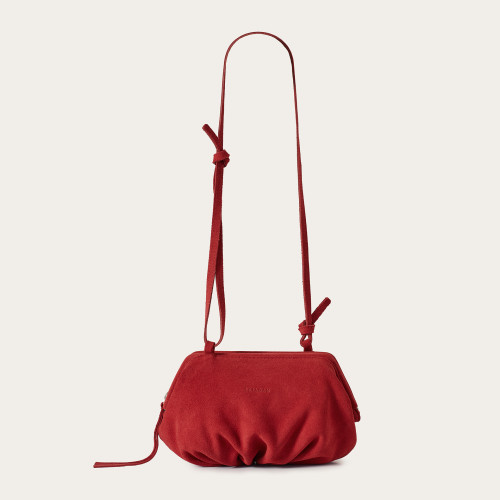 Plis Bag S, red velvet | Balagan Studio