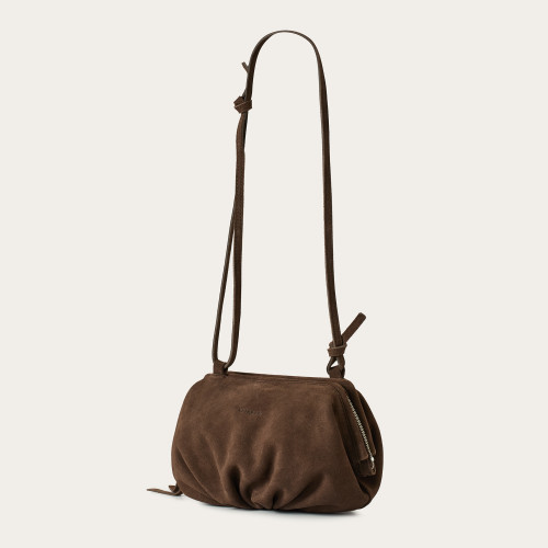 Plis Bag M, brown velvet | Balagan Studio