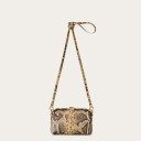 Rofe Bag S, beige python pattern