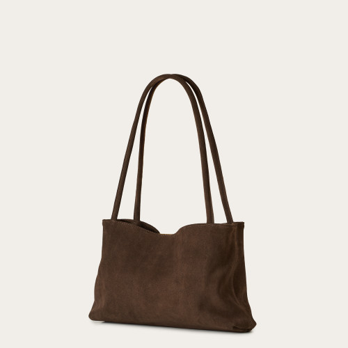 Eva torebka M, brązowy welur | Balagan Studio