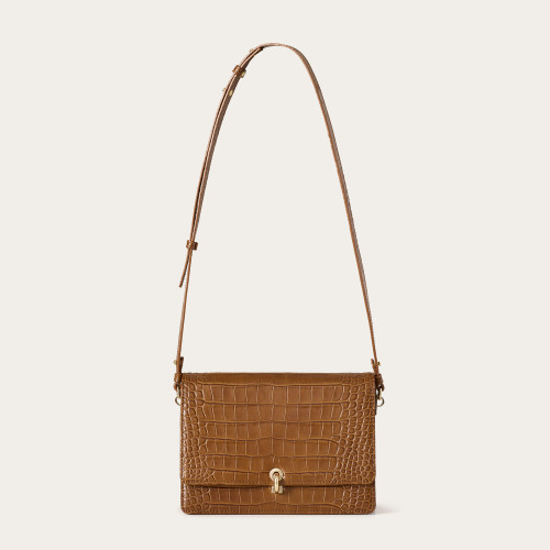 Jubilee Bag M, caramel croco | Balagan Studio