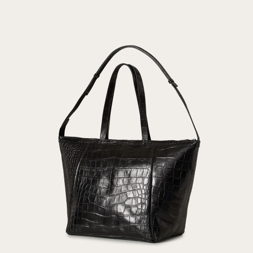 Ima Bag XL, black croco | Balagan Studio