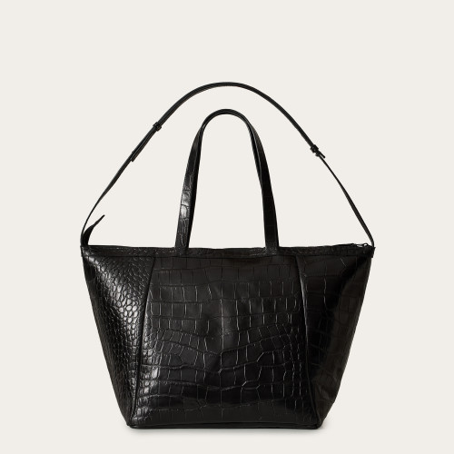 Ima Bag XL, black croco | Balagan Studio