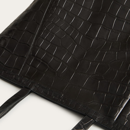 Ima Bag XL, black croco | Balagan Studio