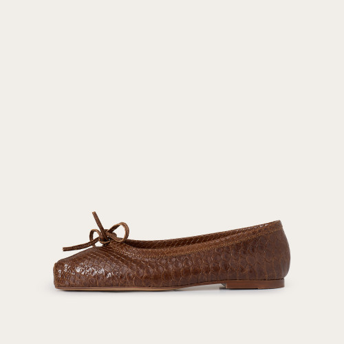 Prima baleriny, karmelowy wzór krokodyla | Balagan Studio