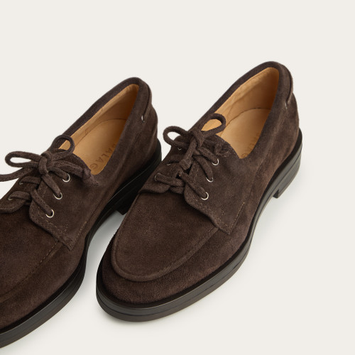 Yacht Flats, brown croco | Balagan Studio