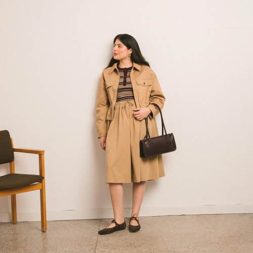 Baguette Bag M, deep brown | Balagan Studio