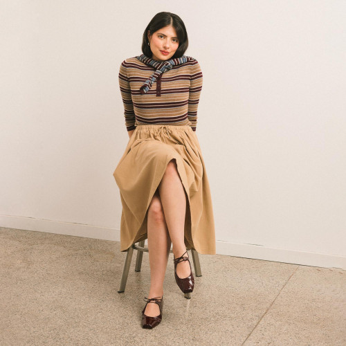 Batsheva baleriny, bordowy połysk | Balagan Studio