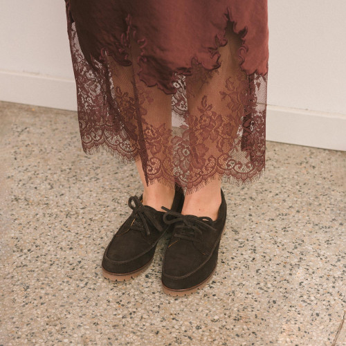 Tefer Flats, dark chocolate velvet | Balagan Studio