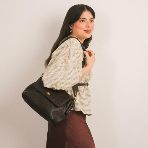 Rebecca Bag M, deep brown | Balagan Studio