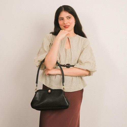 Rofe Vintage Bag M, black | Balagan Studio