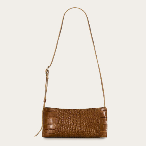 Minnie Bag S, caramel croco | Balagan Studio