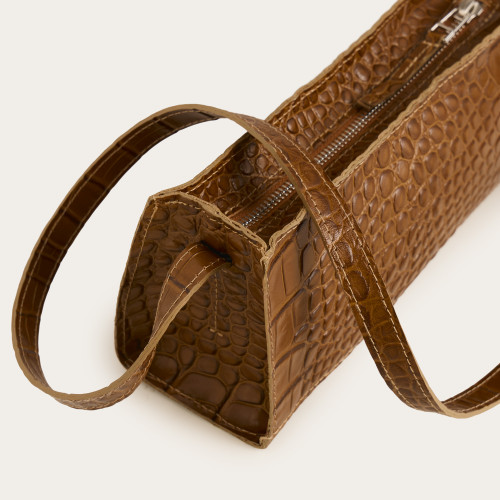 Minnie Bag S, caramel croco | Balagan Studio