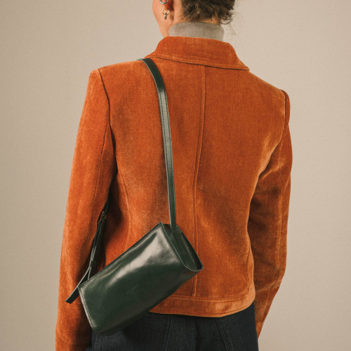 Minnie torebka S, ciemnozielony | Balagan Studio