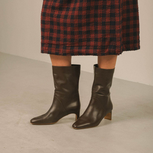 Adina Boots, deep brown | Balagan Studio