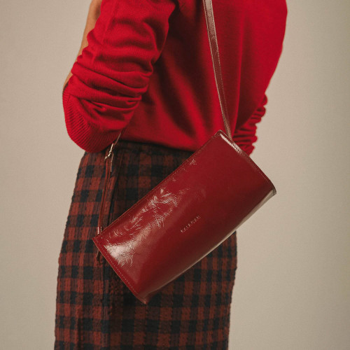 Minnie Bag S, glossy bordo | Balagan Studio