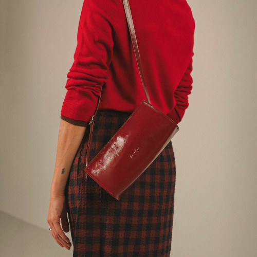 Minnie Bag S, glossy bordo | Balagan Studio