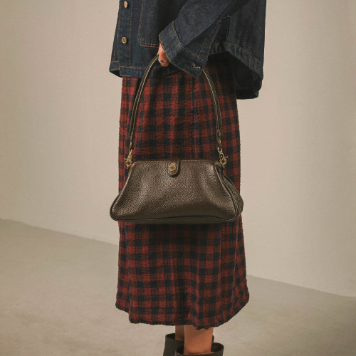 Rofe Vintage Bag M, deep brown | Balagan Studio