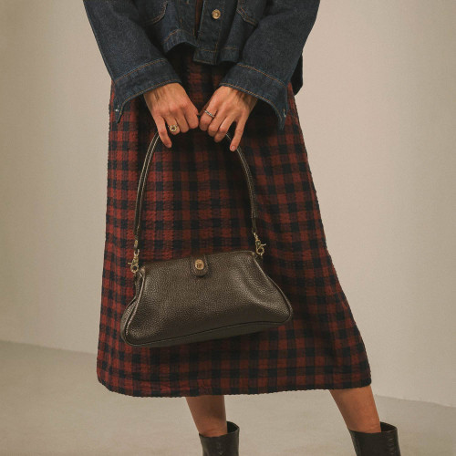 Rofe Vintage Bag M, deep brown | Balagan Studio