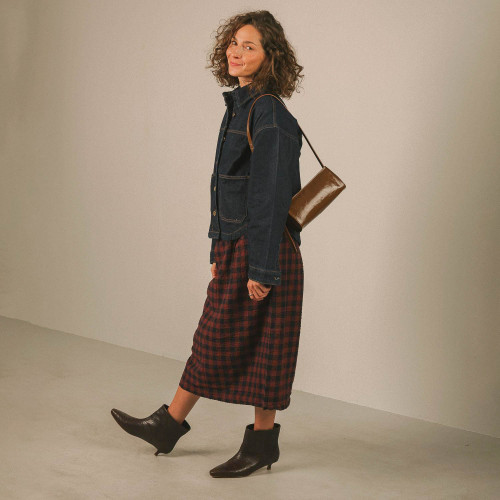 Vared Boots, brown croco | Balagan Studio