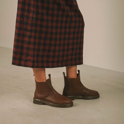 Tiul Boots, waxed brown I Balagan Studio