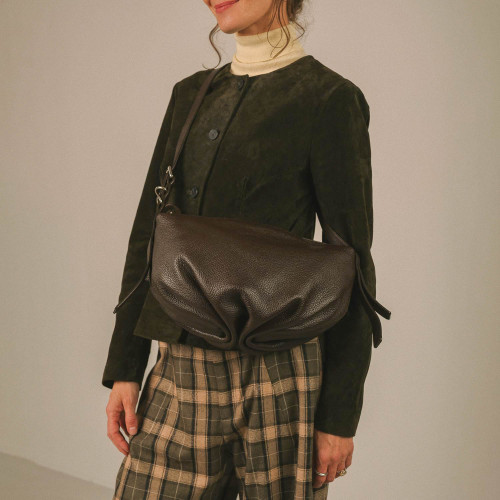 Paloma Bag M, deep brown | Balagan Studio