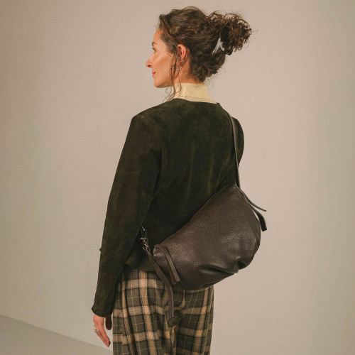 Paloma torebka M, ciemny brąz | Balagan Studio