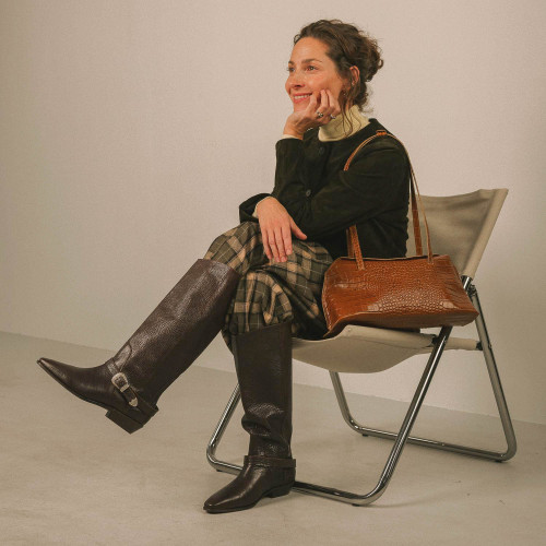 Vela High Boots, deep brown | Balagan Studio