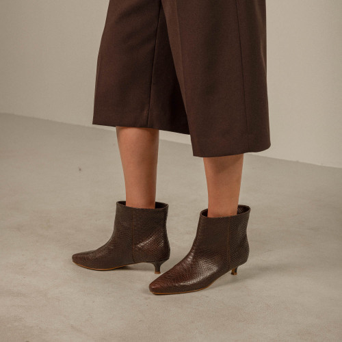 Vared Boots, brown croco | Balagan Studio