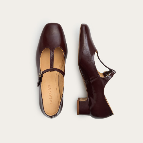 Marlene Heels, glossy bordo | Balagan Studio