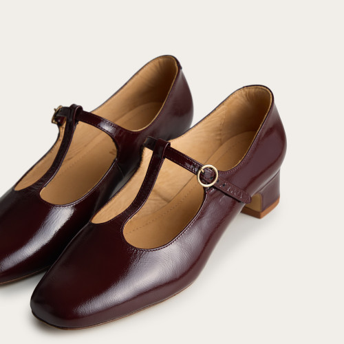 Marlene Heels, glossy bordo | Balagan Studio