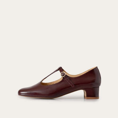 Marlene Heels, glossy bordo | Balagan Studio