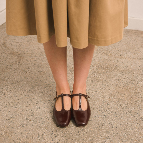 Marlene Heels, glossy bordo | Balagan Studio