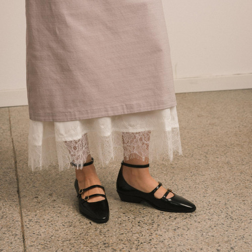 Blanche Ballerina,  glossy black | Balagan Studio