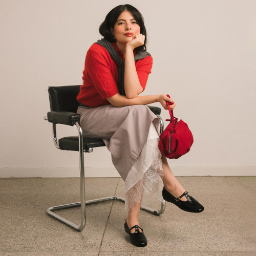 Carina Flats,  glossy black | Balagan Studio