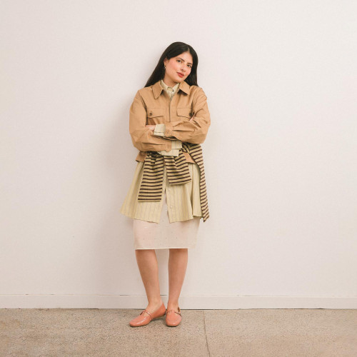 Carina Flats, apricot gloss | Balagan Studio