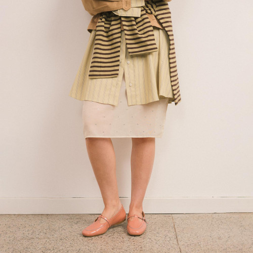 Carina Flats, apricot gloss | Balagan Studio