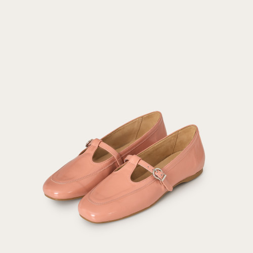 Carina Flats, apricot gloss | Balagan Studio